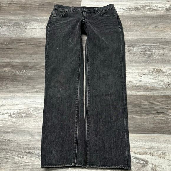 Levis Premium 511 Black Mens 30x30 Slim‎ Fit Stretch Denim Performance Jeans - Picture 2 of 14